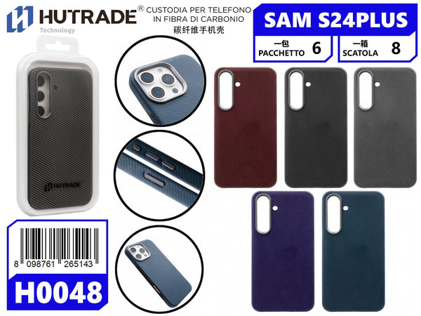 COVER IN CARBONIO COLORATA S24 PLUS – H0048 502014
