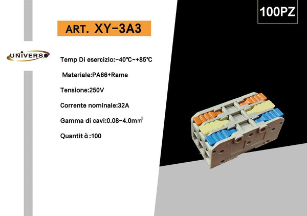 Morsetti e connettori elettrici – XY-3A3