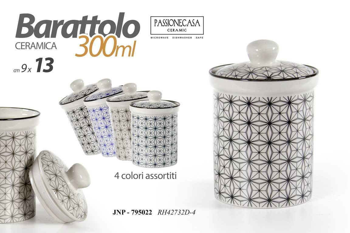 Barattoli 300ML, 9×13CM – art. 795022