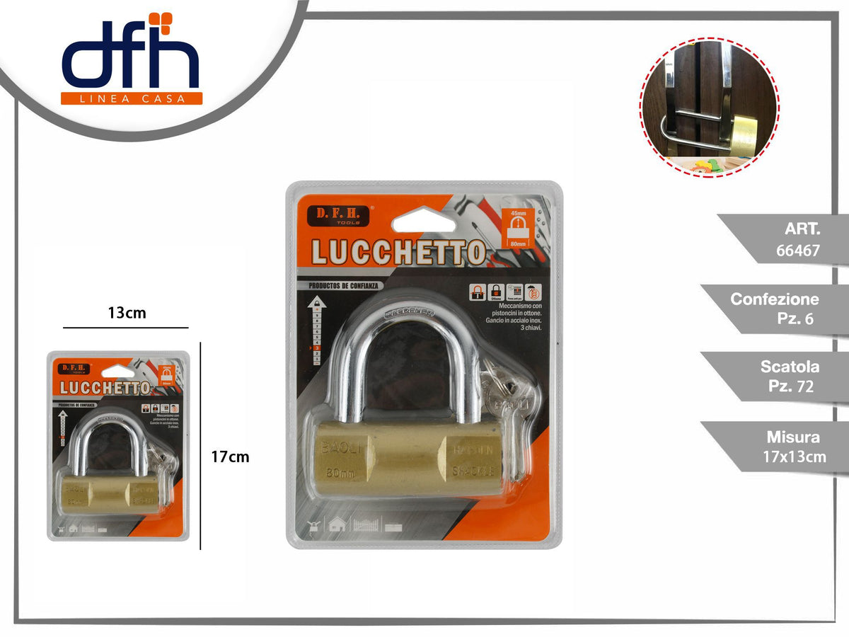 LUCCHETTO 80 mm