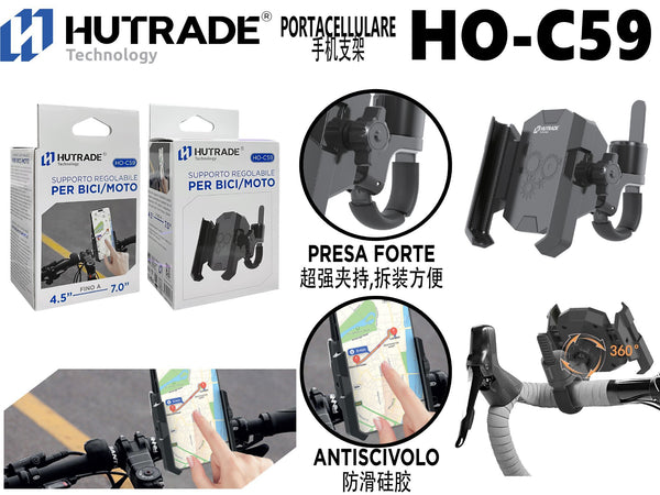 HO-C59 SUPPORTO CELLULARE DA BICI REGOLABILE