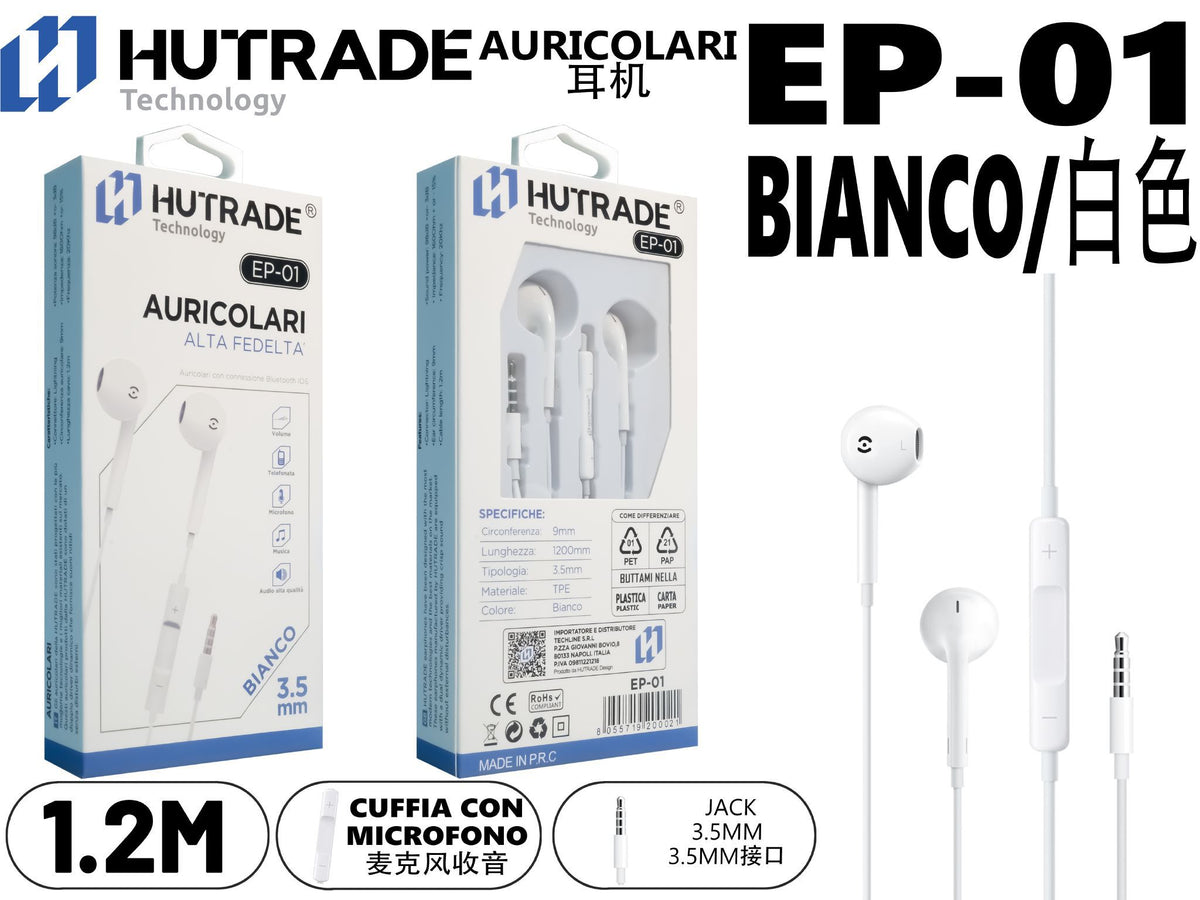 EP-01 CUFFIE PER CELLULARE