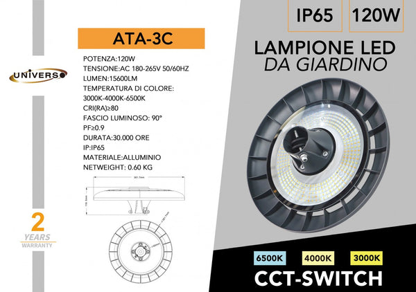Lampada Da Giardino Universo – ATA-3C