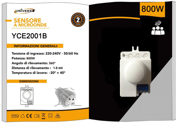 Sensore di movimento – YCE2001B