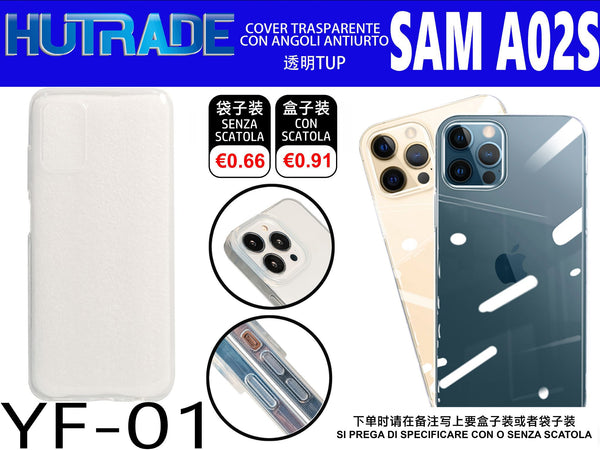 COVER TRASPARENTE A02S – YF01 011528