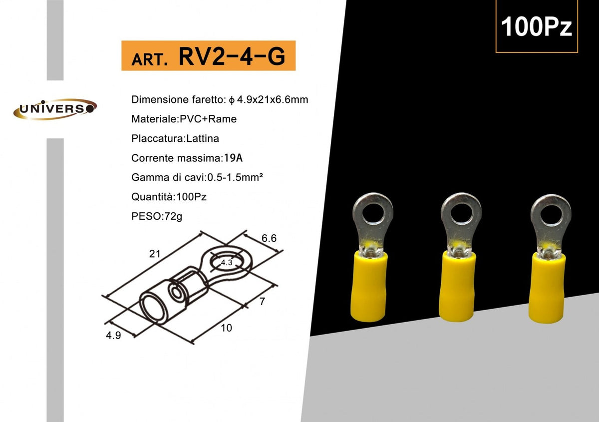 Terminali e capicorda – RV2-4-G
