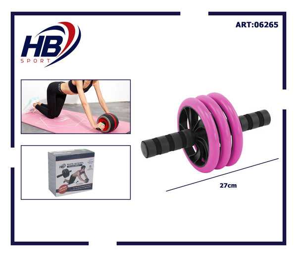 Ruota ab wheel per addominali-fucsia