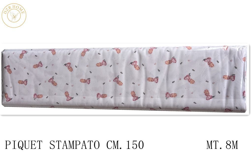 Tessuto per cucito · TESSUTO PIQUET STAMPATO DIS3
