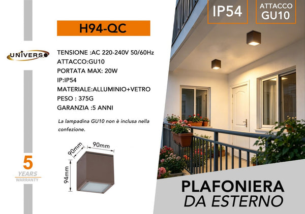 Faretto da soffitto – H94-QC