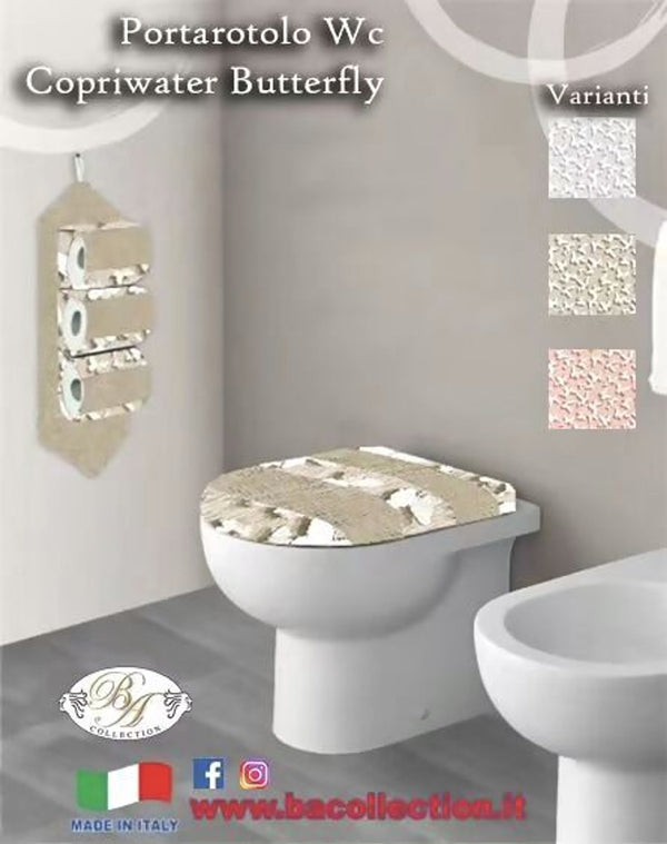 Copertura tessile per coperchio WC BUTTERFLY