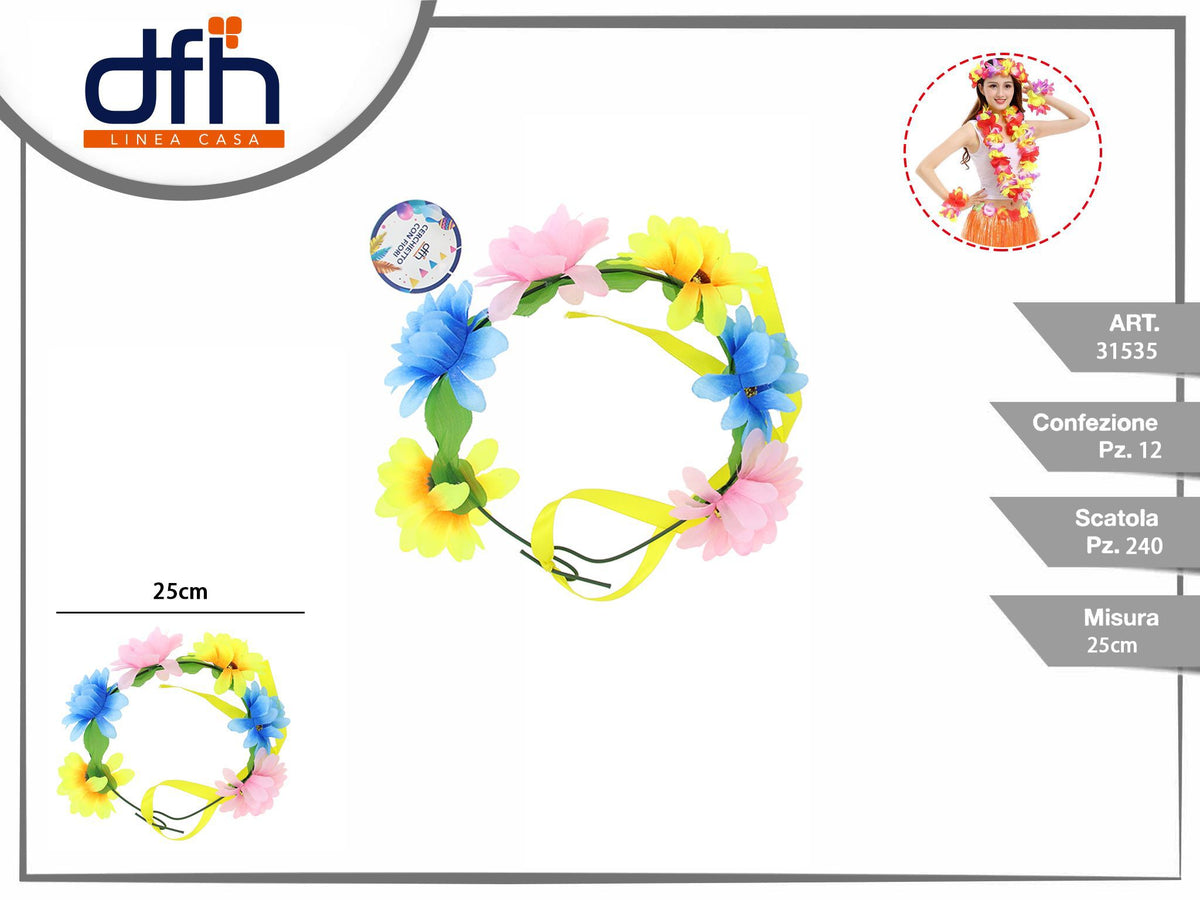 Cerchietto con fiori