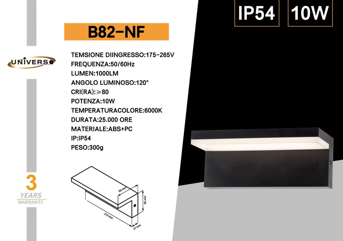 Applique da esterno – B82-NF