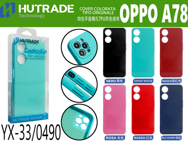 COVER COLORATA OPPO A78 4G – YX33 000779