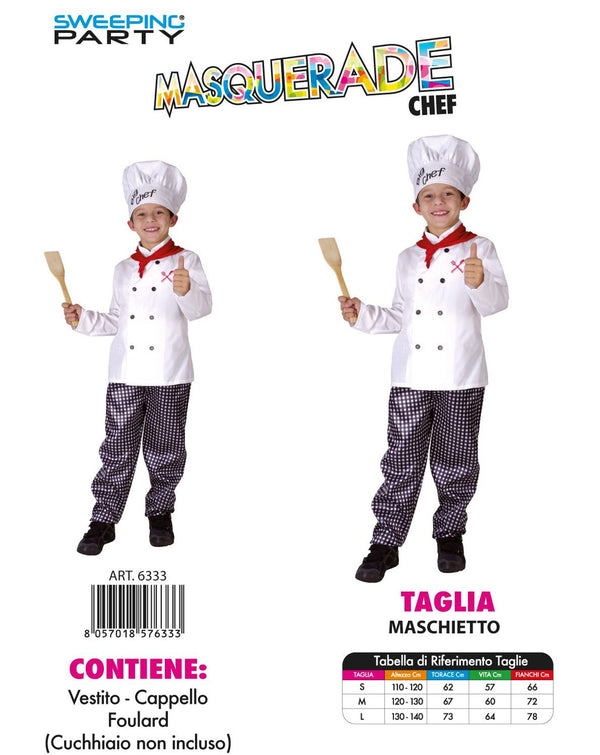 Costume chef 6-14 anni