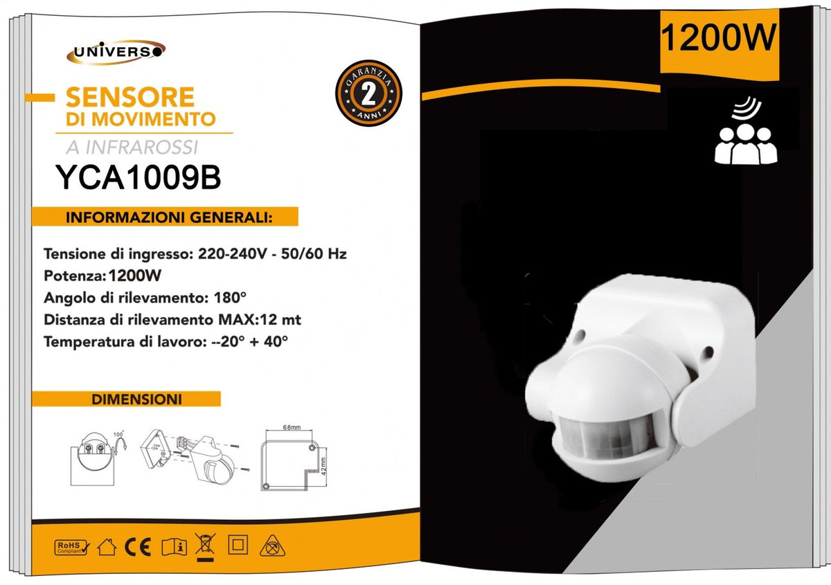 Sensore di movimento – YCA1009B