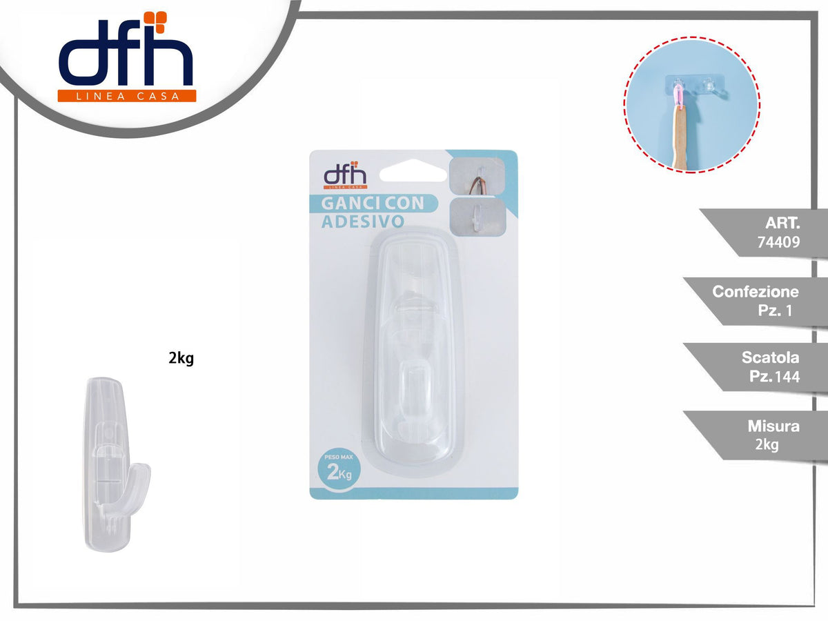 GANCI TRASPARENTE 31 × 100 mm 1PCS