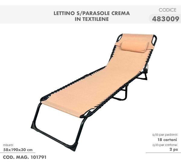 Lettino da giardino – 025106