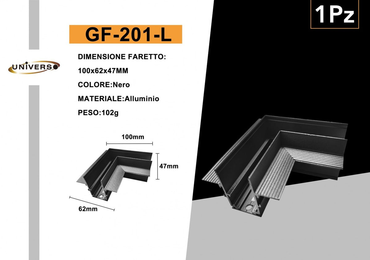 Connettore Per Binari Magnetico Universo – GF-201-L