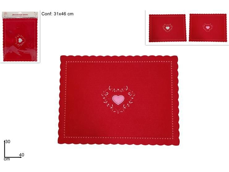 TOVAGLIETTA RETT. FELTRO 2ASS 40 cm GLD-16221-40