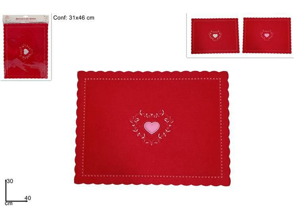 TOVAGLIETTA RETT. FELTRO 2ASS 40 cm GLD-16221-40