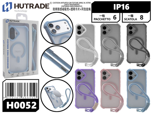 H0052 COVER BORDO ANTIURTO MAGSAFE CON CORDA IP16