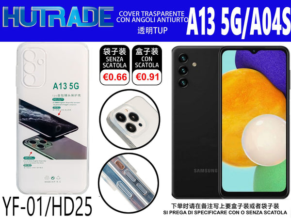 COVER TRASPARENTE A13 5G /A04S – YF01 011551