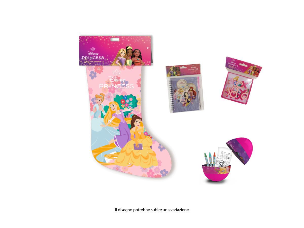 Calza con sorprese e attività creative Disney Princess PR1282
