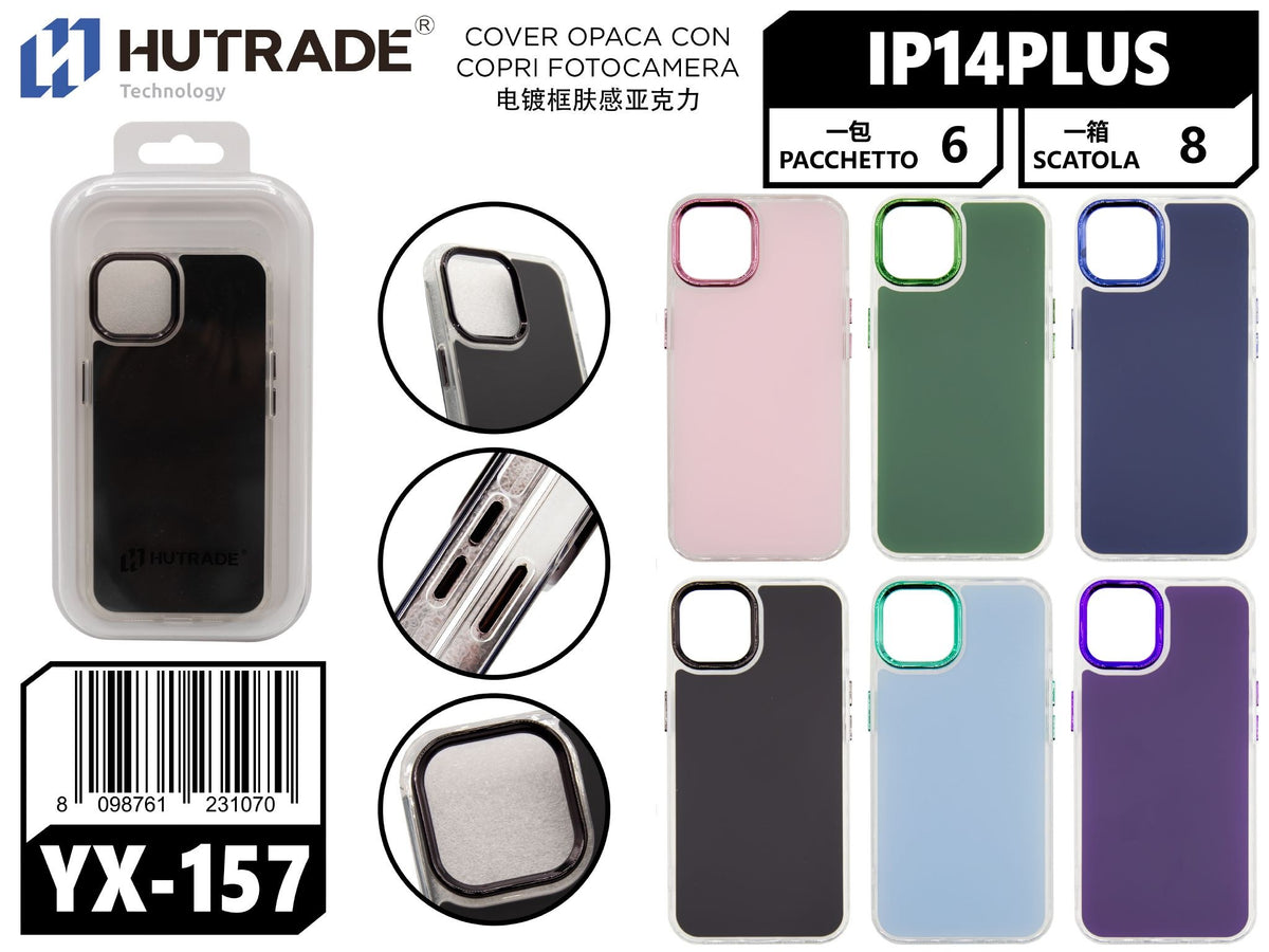 COVER CAMERA CROMATA IP14 PLUS – YX157 344328