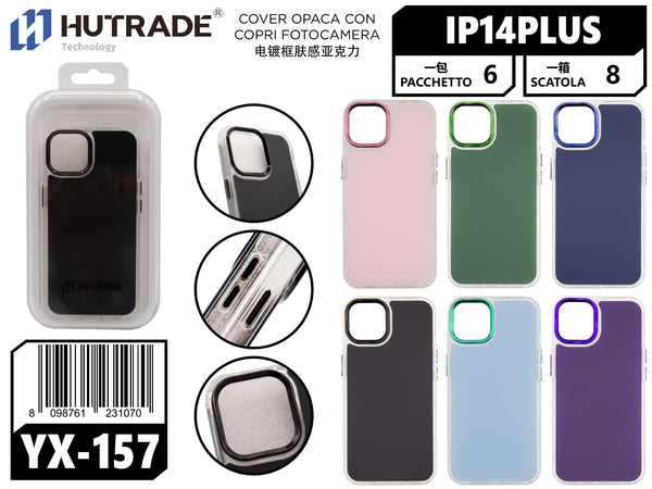 COVER CAMERA CROMATA IP14 PLUS – YX157 344328