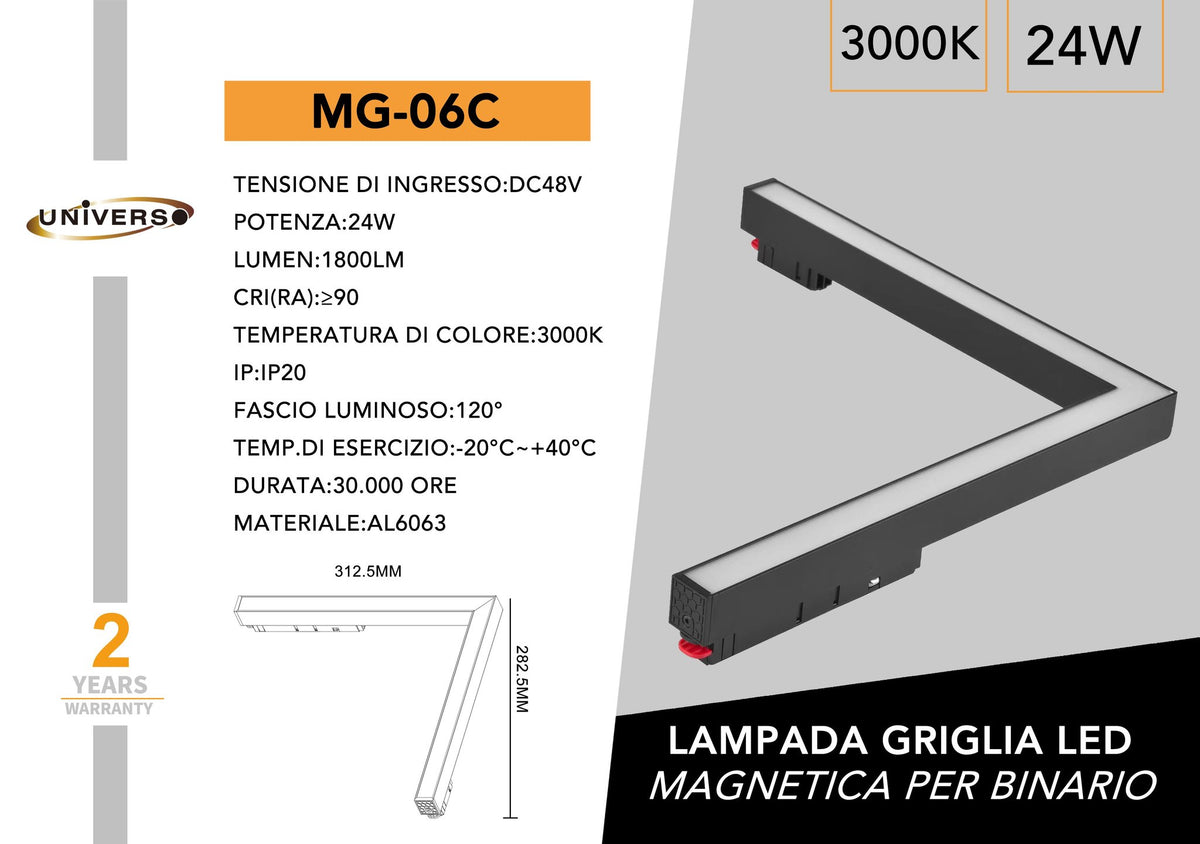 Faretto LED Magnetico Universo – MG-06C