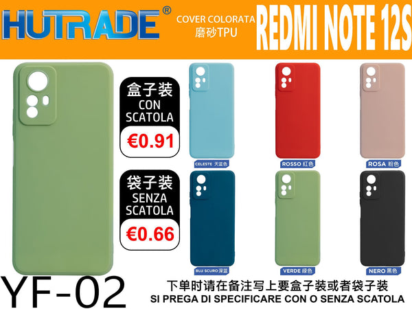 COVER COLORATA TPU REDMI NOTE12S – YF02 006824