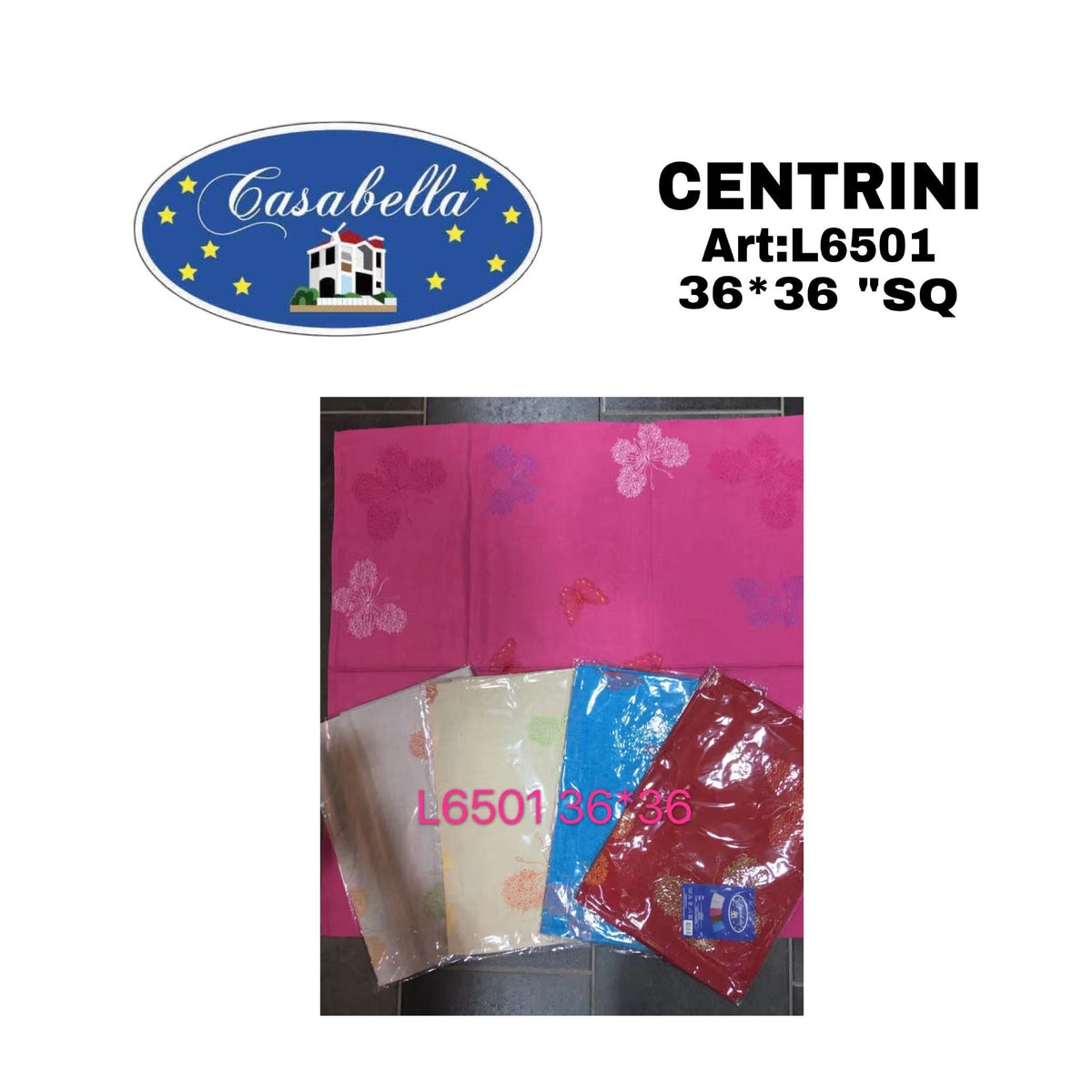 Centrotavola tessile L6501