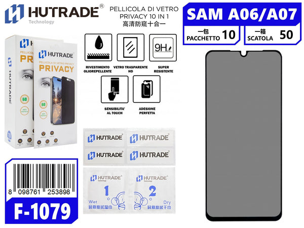 PELLICOLA DI VETRO PRIVACY 10IN1 SAM A06/A07/A08