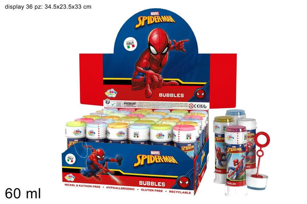Bolle di sapone spiderman art