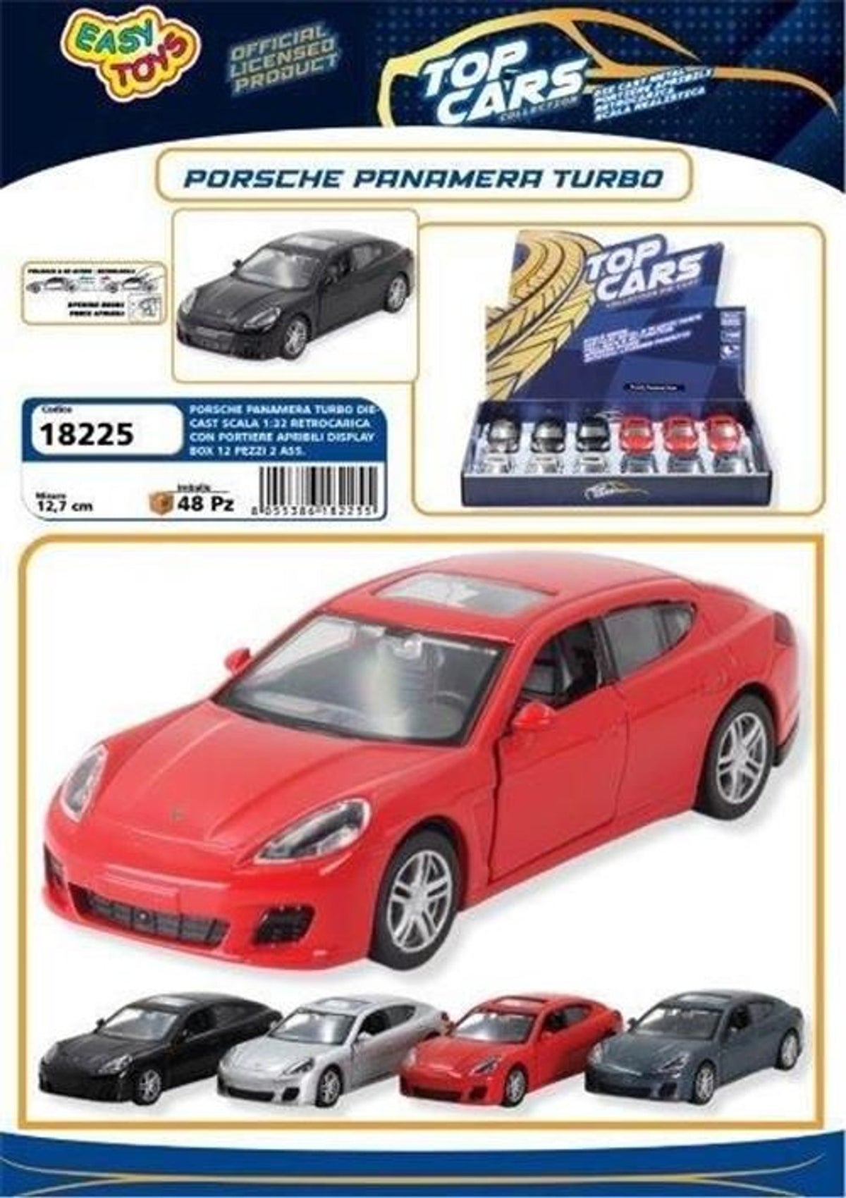 Porsche Panamera Turbo, modellino giocattolo