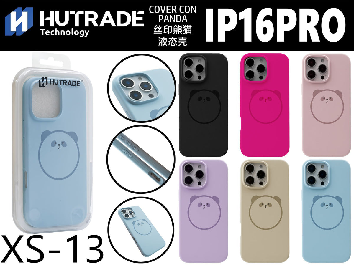 XS-13 COVER COLORATA GOMMATA PANDA IP16 PRO