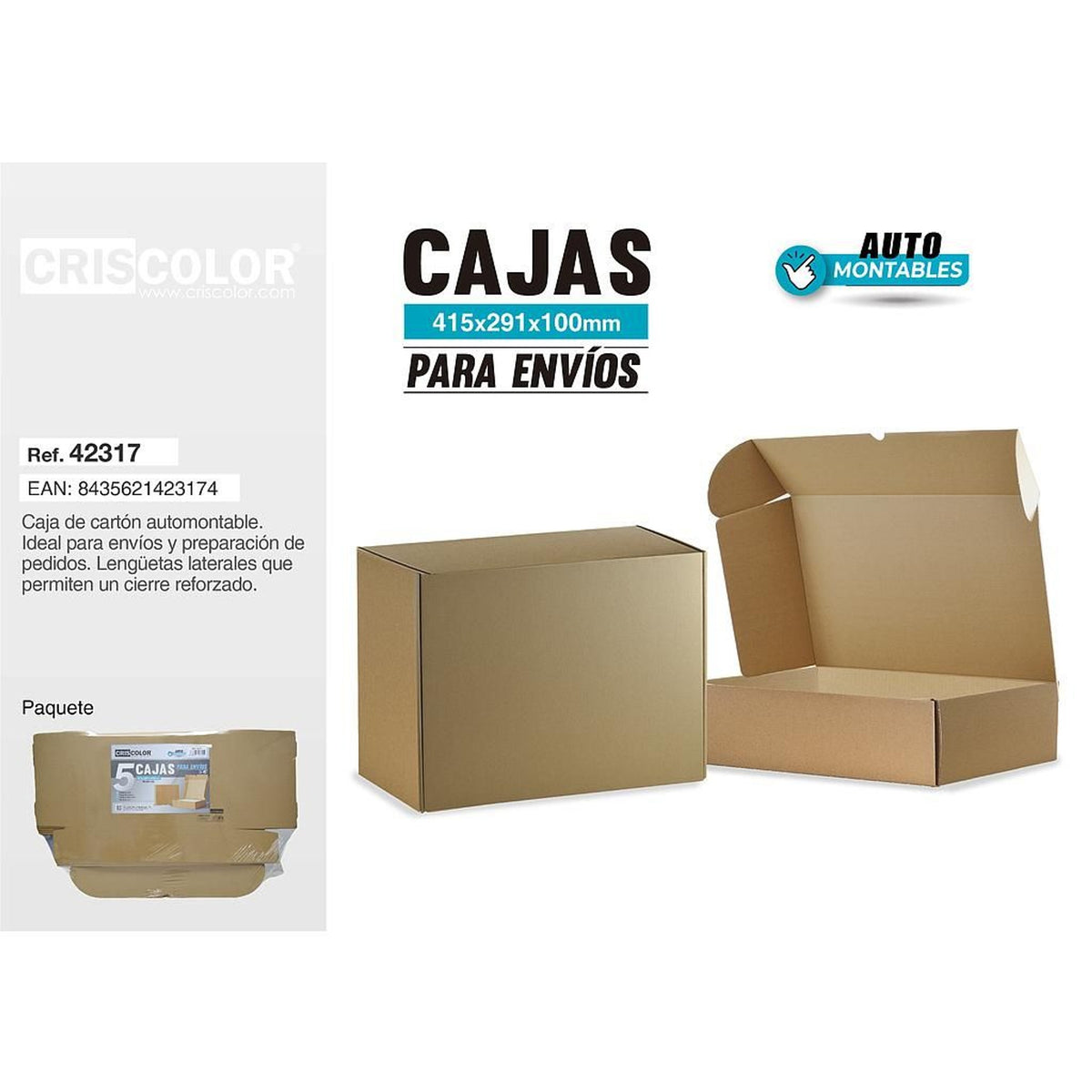 Scatole portaoggetti 415×291×100MM – art. 42317