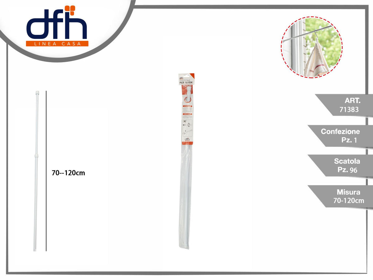 BASTONE PER TENDA 70-120 cm