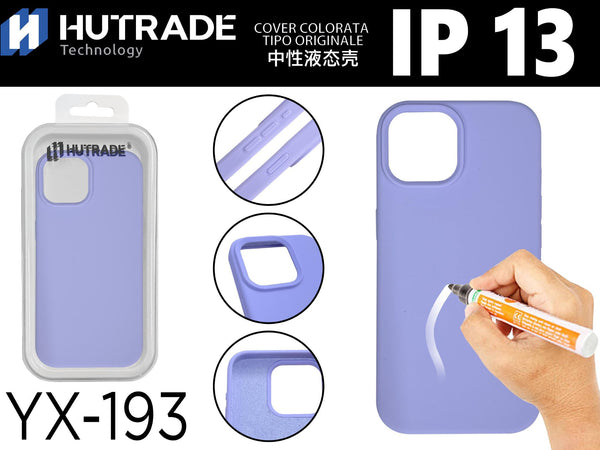 YX-193 COVER COLORATA IN GOMMA IP13 VIOLA