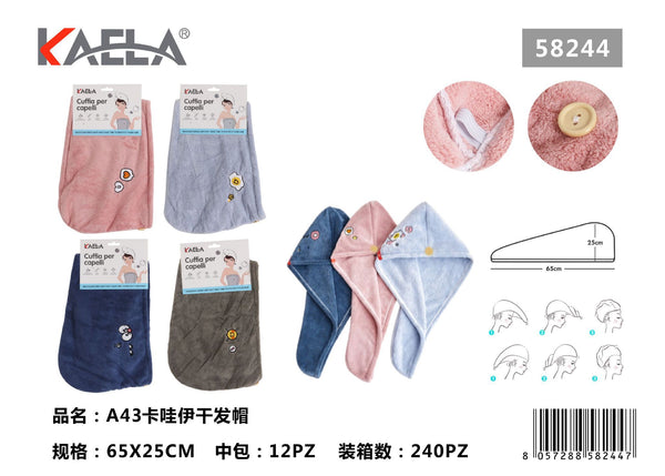 Cuffie asciugacapelli – art. 58244