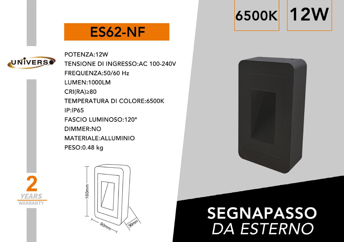 Luce da giardino e da percorso – ES62-NF