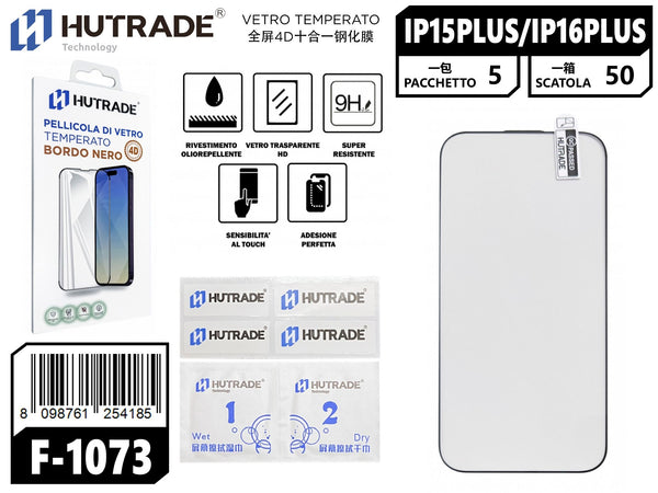 PELLICOLA DI VETRO 4D 10 IN 1 IP15 PLUS/16 PLUS – F1073 558042