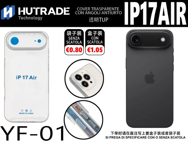 COVER TRASPARENTE IP17 AIR