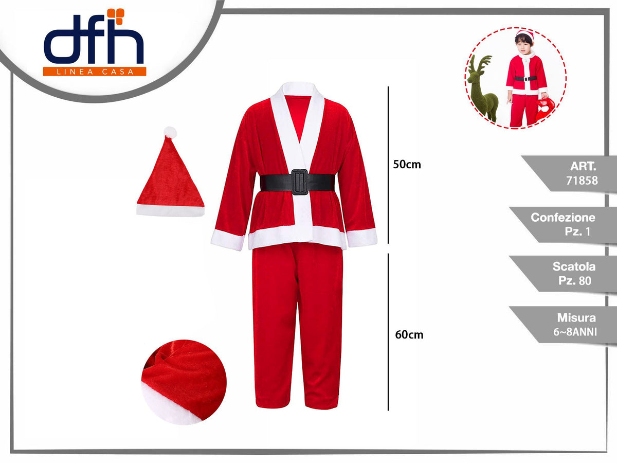 Vestito baboo natale 6-8