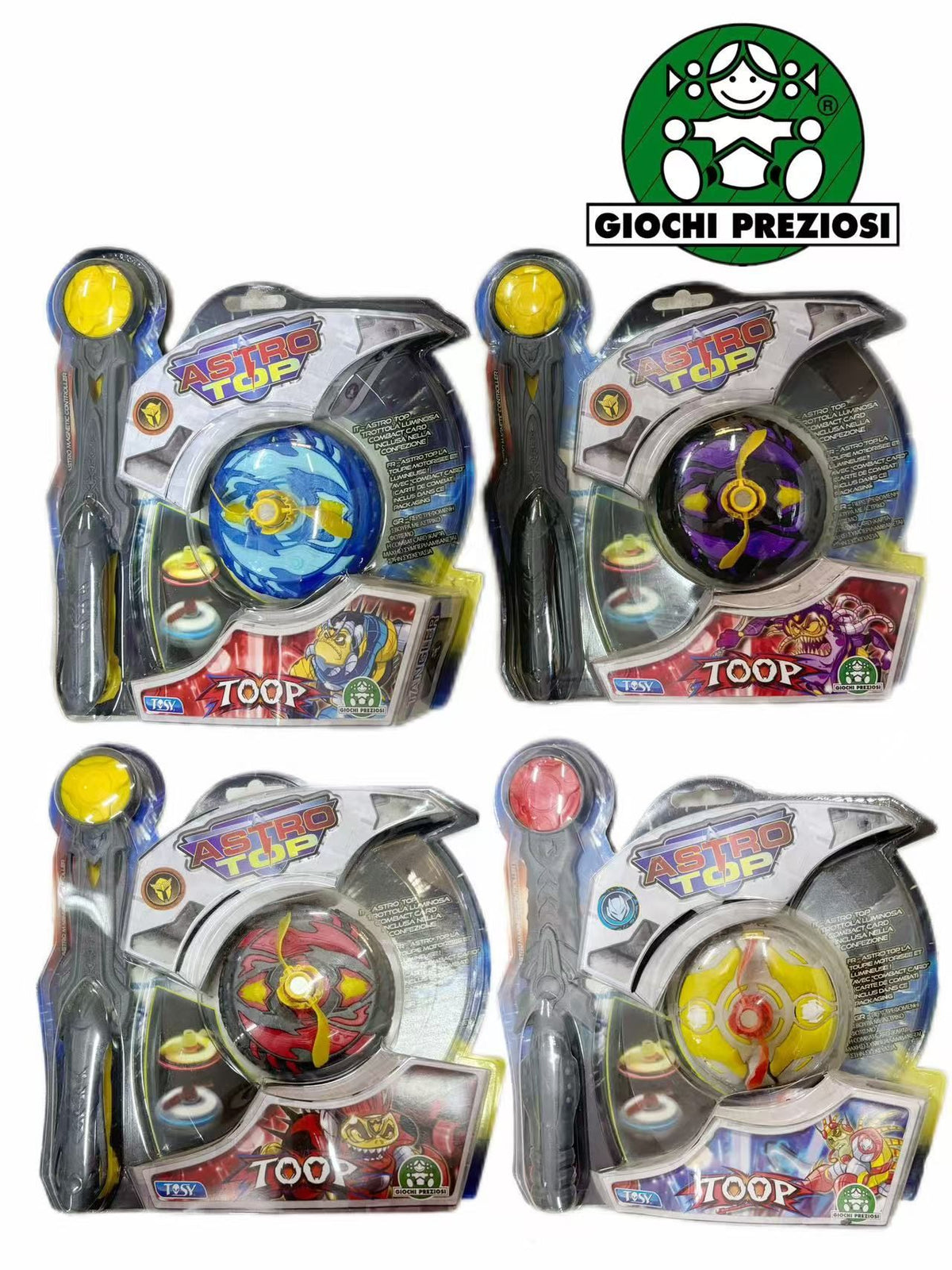 Astro Top, trottola luminosa con asta di controllo assortita 15089
