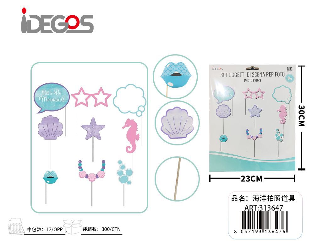 Accessori per selfie, 9 pezzi