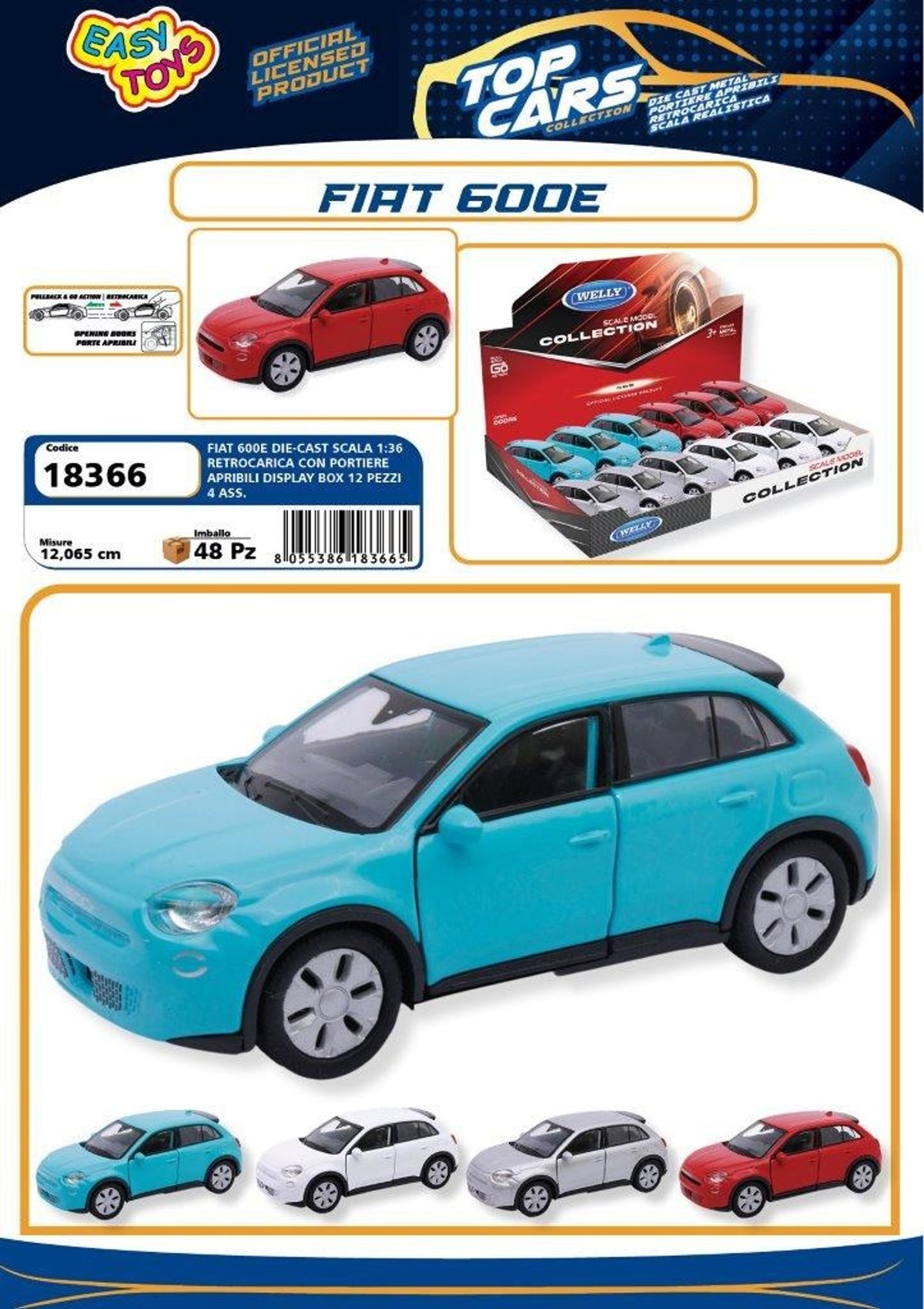 Modellino Fiat 600e EA18366