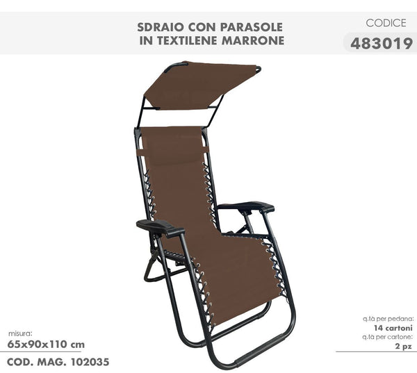 Lettino da giardino – 025112