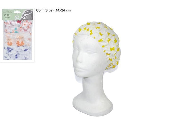 Cuffie doccia set 3 pz.col ass. art5608