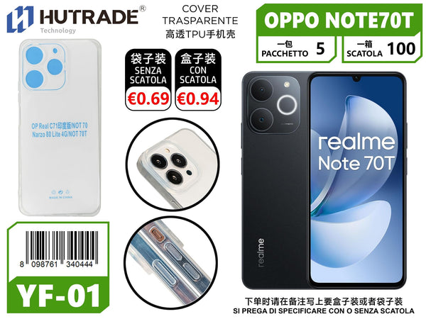 COVER TRASPARENTE REALME NOTE 70T – YF01 011993